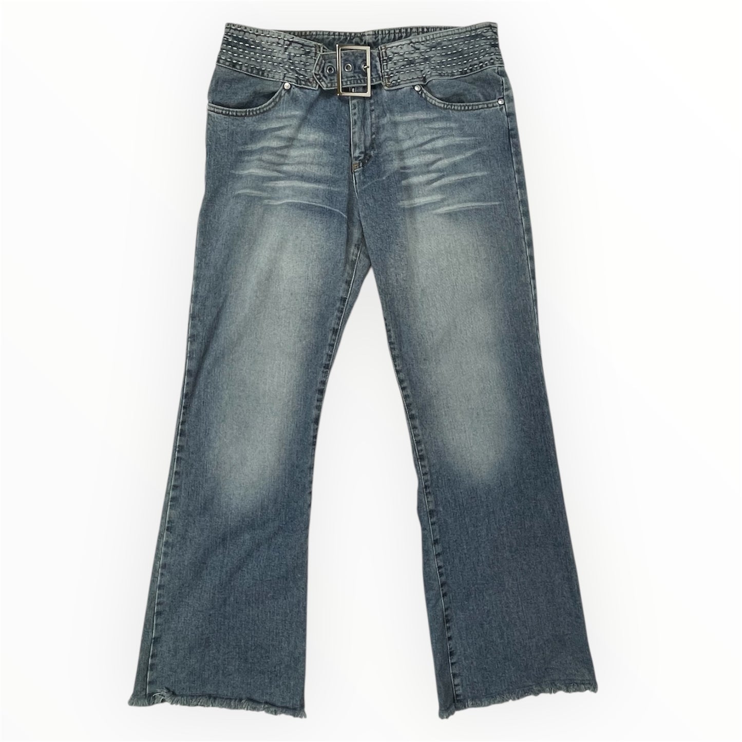 Sottotono Y2K Italian Wideband Flare Jeans - UK 12-14