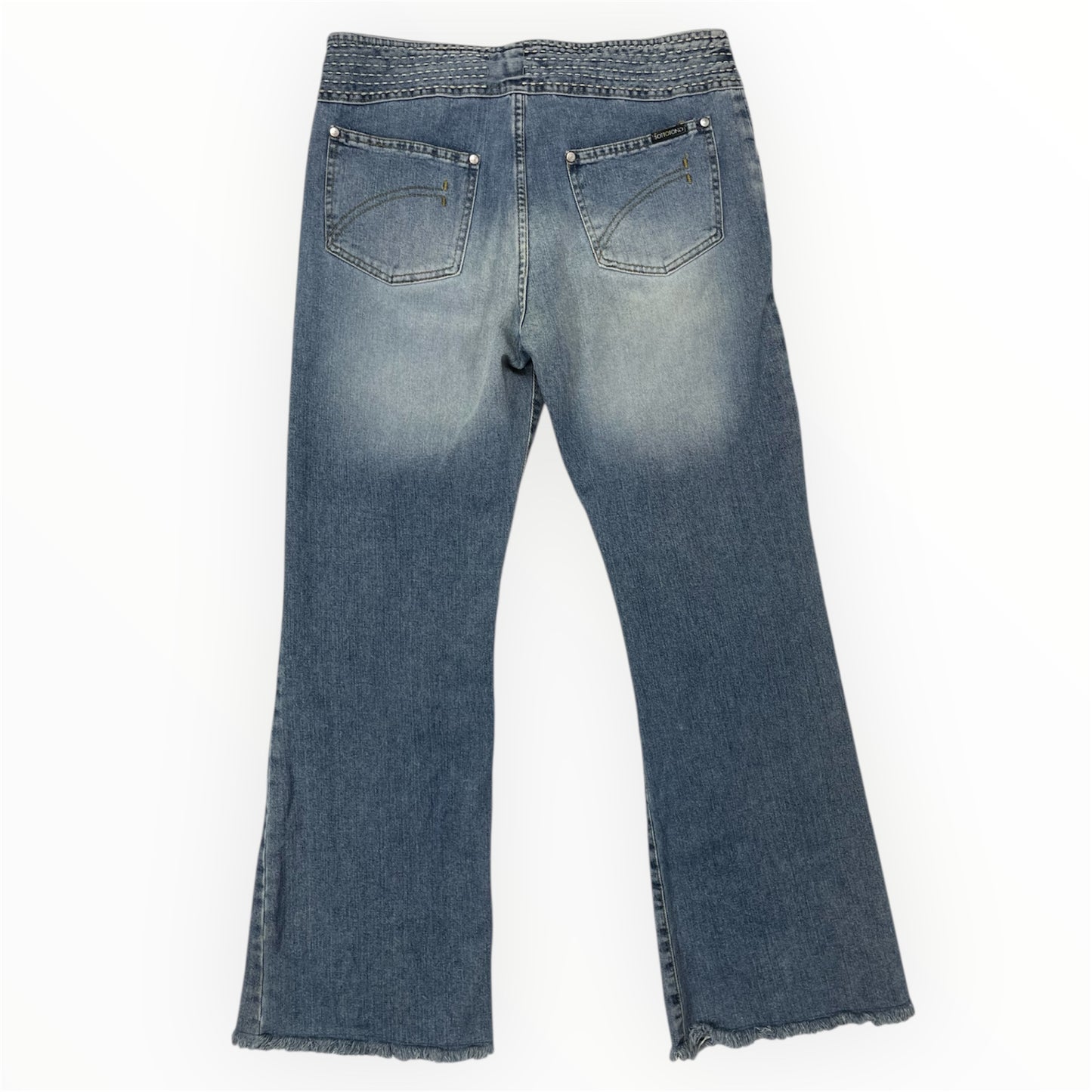 Sottotono Y2K Italian Wideband Flare Jeans - UK 12-14