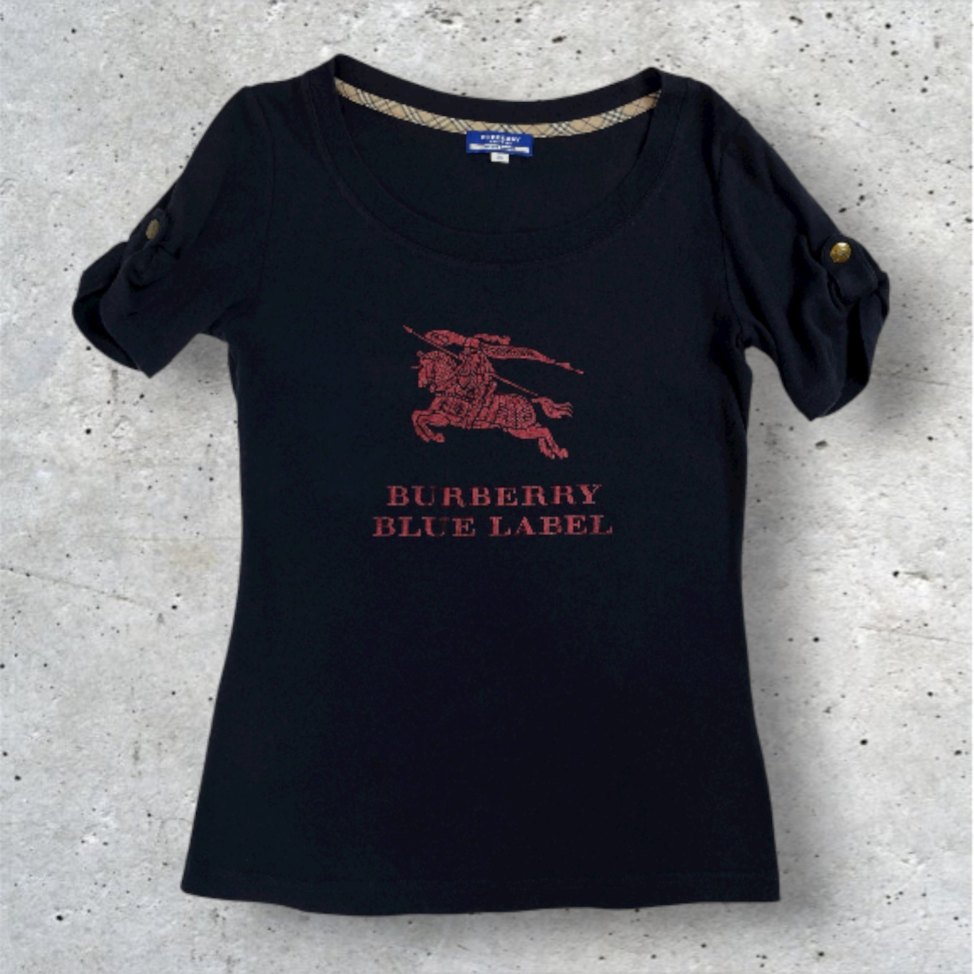 Burberry Blue Label Japan Archive Logo Tee UK 8–10