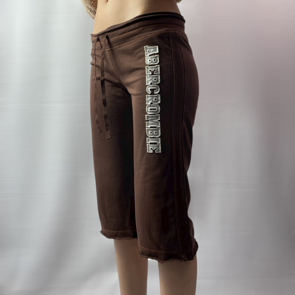 Abercrombie & Fitch Y2K Brown Sweatshorts | Size S