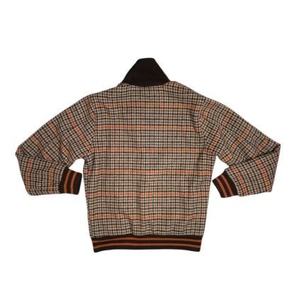 Y2K 55DSL by Diesel Houndstooth Wool Bomber Jacket | UK 8