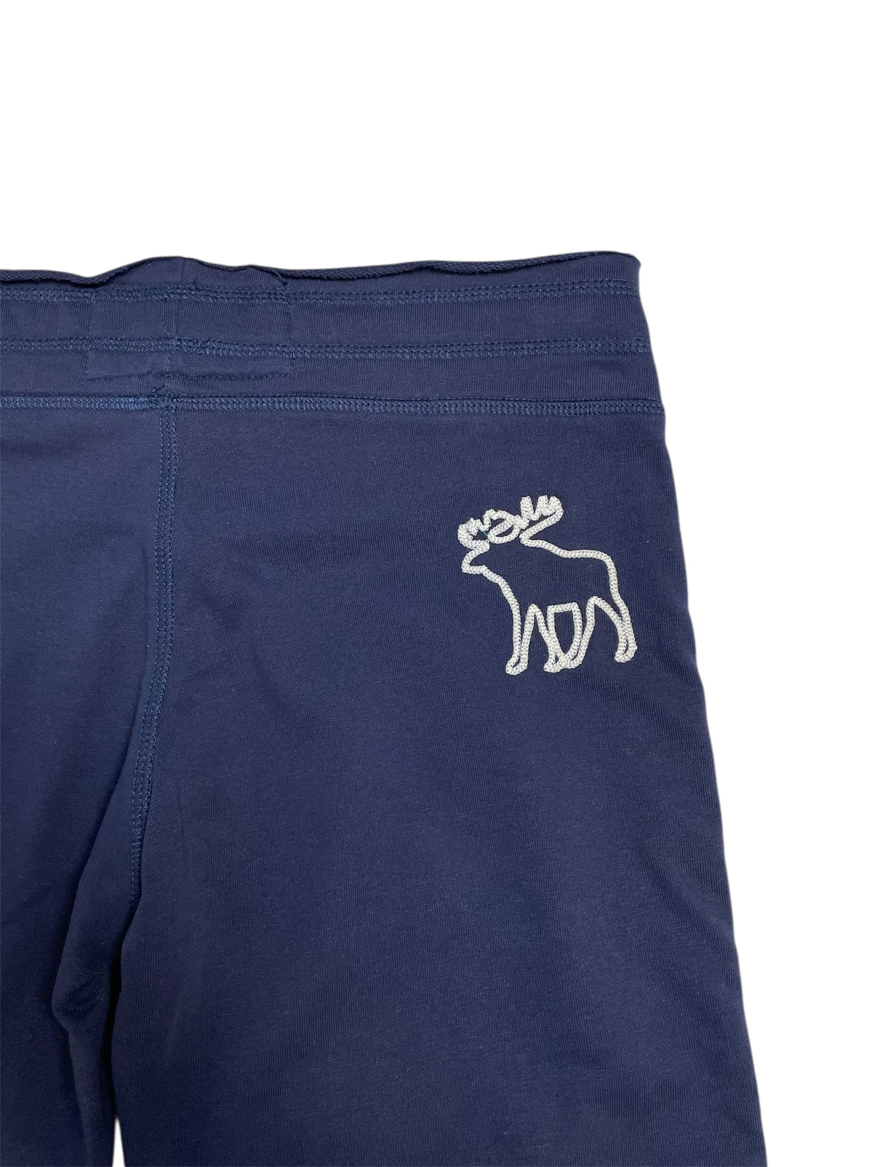 Y2K Abercrombie & Fitch Vintage Navy Cropped Sweatpants | UK 8