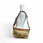 Y2K Coach Signature Jacquard Tan Shoulder Bag (E0973–F10379)