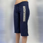 Y2K Abercrombie & Fitch Vintage Navy Cropped Sweatpants | UK 8