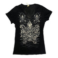 Vintage Y2K Liberty Wear Rhinestone Graphic Tee | Best Fit UK 12-14
