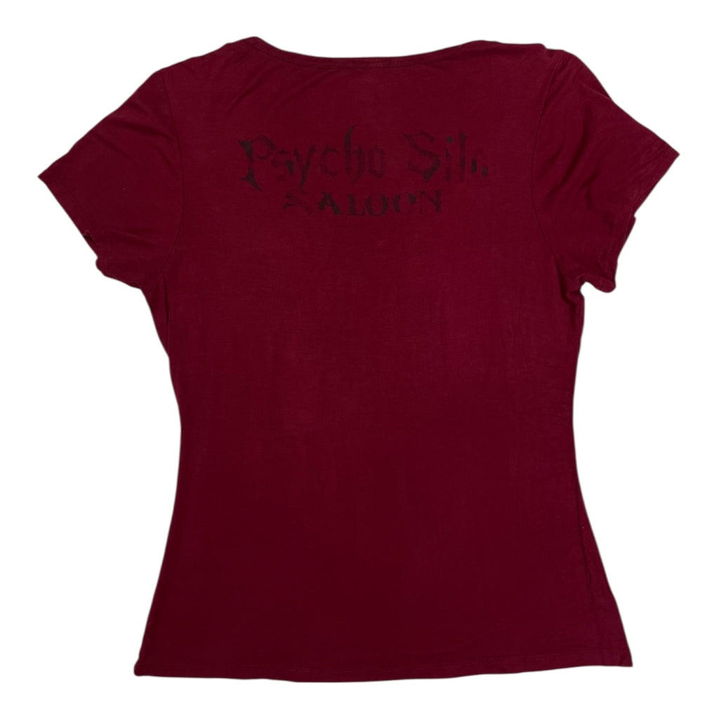 Vintage Y2K Liberty Wear Rhinestone Cross Tee | Best Fit UK 12-14