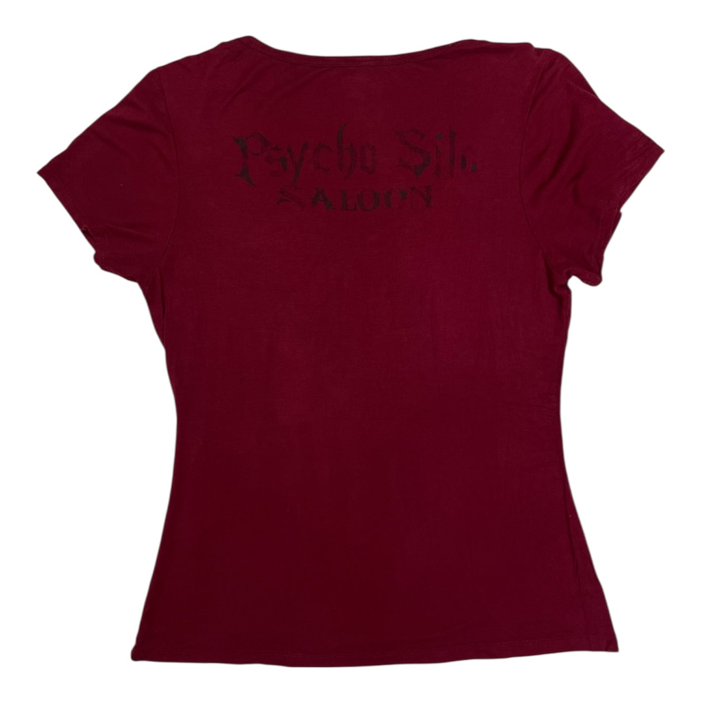 Vintage Y2K Liberty Wear Rhinestone Cross Tee | Best Fit UK 12-14