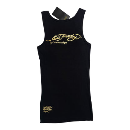 NWT Ed Hardy “True Love” Rhinestone Tank Top (Made in USA) | Best Fit UK 8