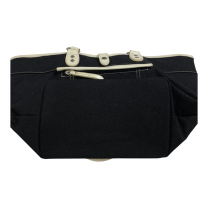 B.FIELD Black & Cream Canvas Tote Bag | From Japan