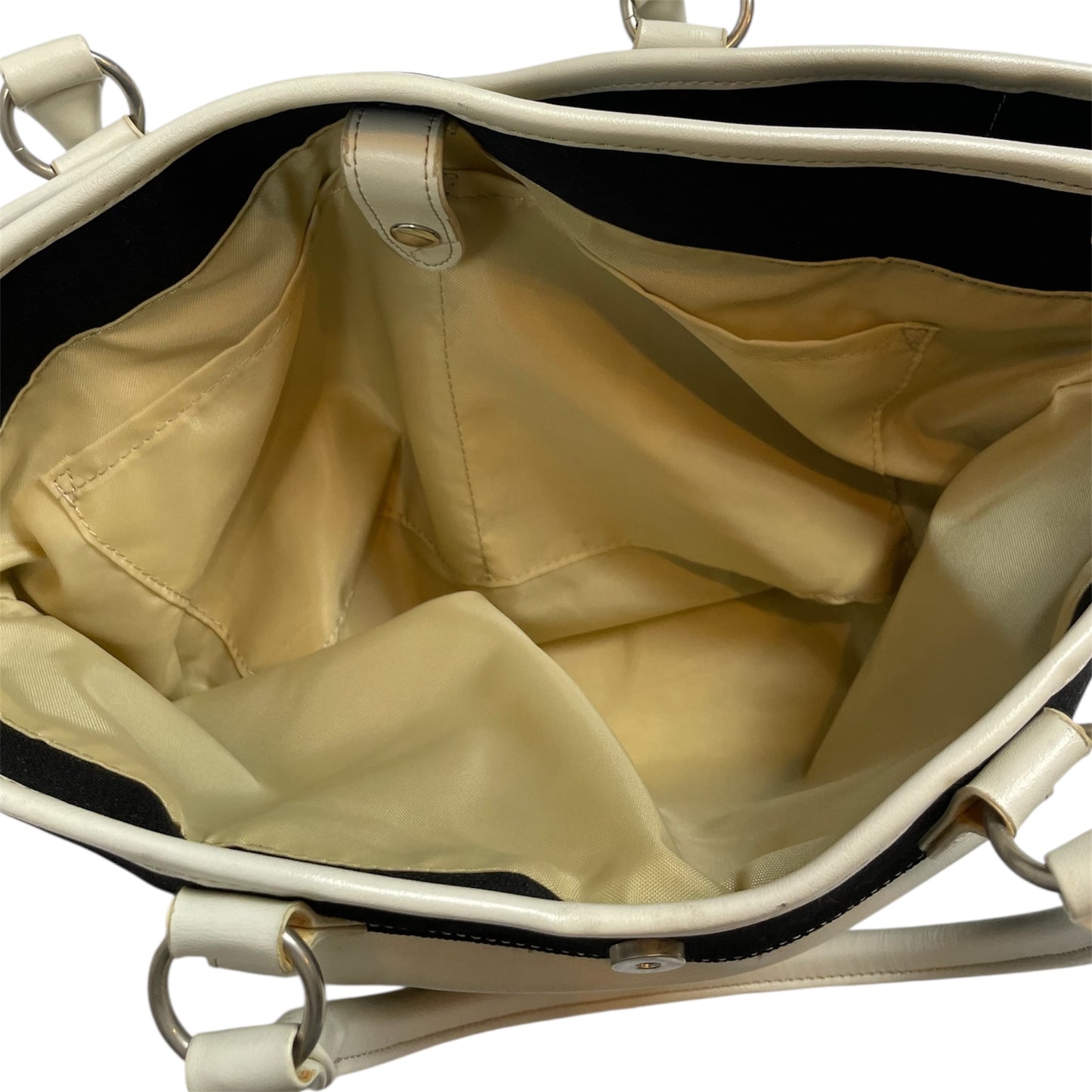 B.FIELD Black & Cream Canvas Tote Bag | From Japan