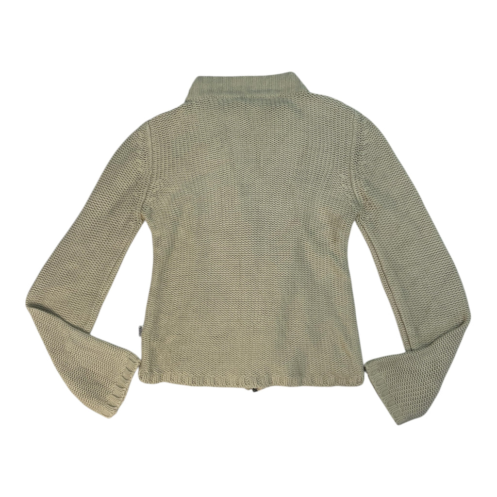 Romantic Collection Beige Cable Knit Zip Cardigan | Best Fit UK 8