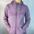 Carhartt Purple Zip Hoodie with Script Logo | Best Fit 8-10