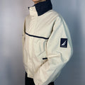 Vintage Nautica NS-83 Beige Sailing Jacket | Men's L