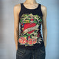 NWT Ed Hardy “True Love” Rhinestone Tank Top (Made in USA) | Best Fit UK 8