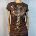 Vintage Y2K Old Skool Winged Cross Graphic Tee | Best Fit UK 10