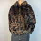 Rare X-girl Japan Faux Fur Monogram Logo Jacket | NYC × Tokyo Streetwear | Best Fit UK 10