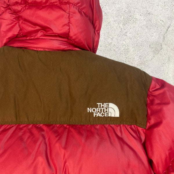 Rare Authentic The North Face Nuptse Alpha 700 LTD Down Jacket FW2011 (Red / Dark Oak) | Size M