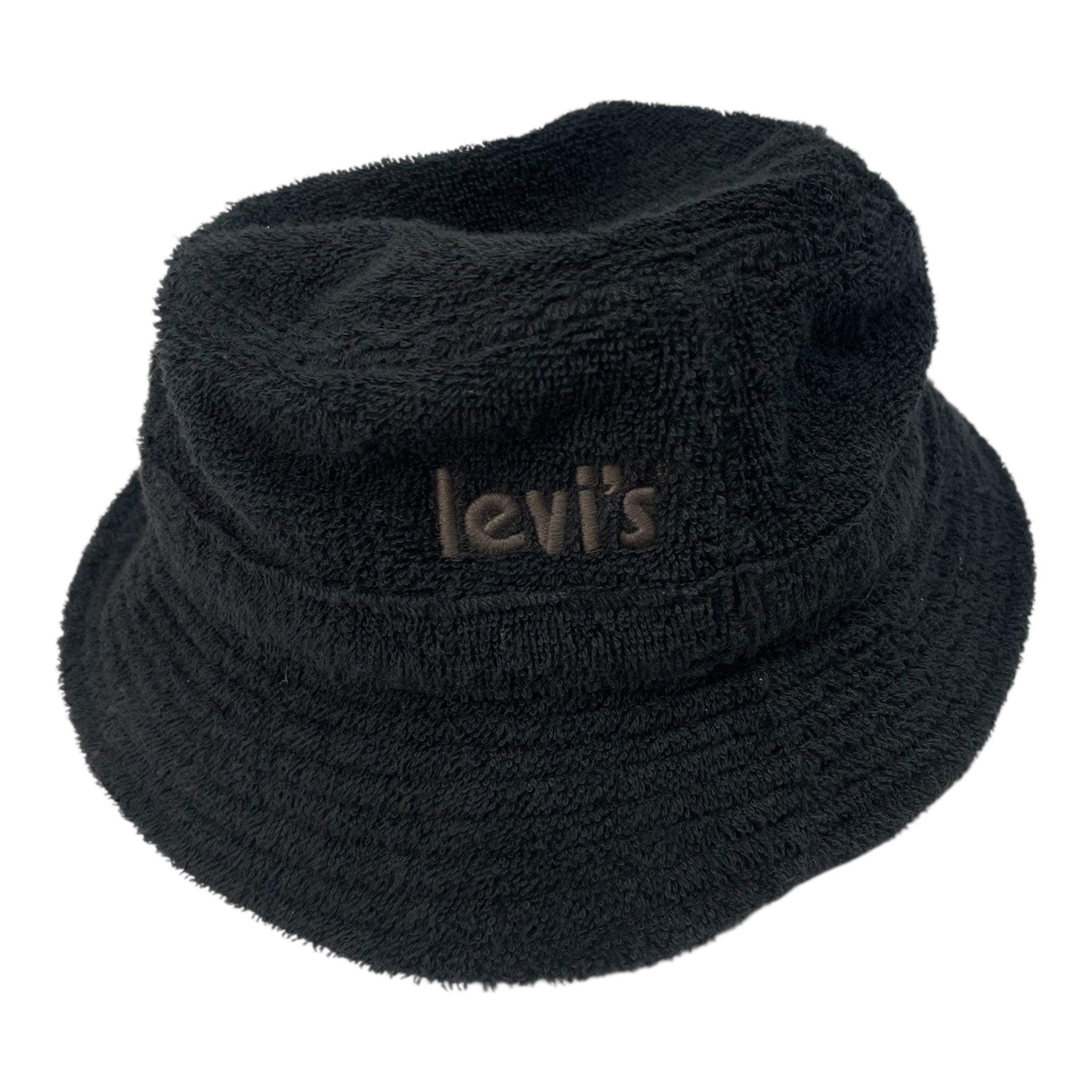 Authentic Levi’s Black Terry Bucket Hat