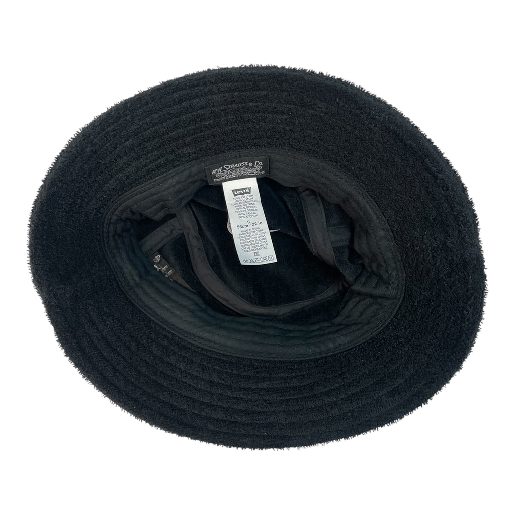 Authentic Levi’s Black Terry Bucket Hat