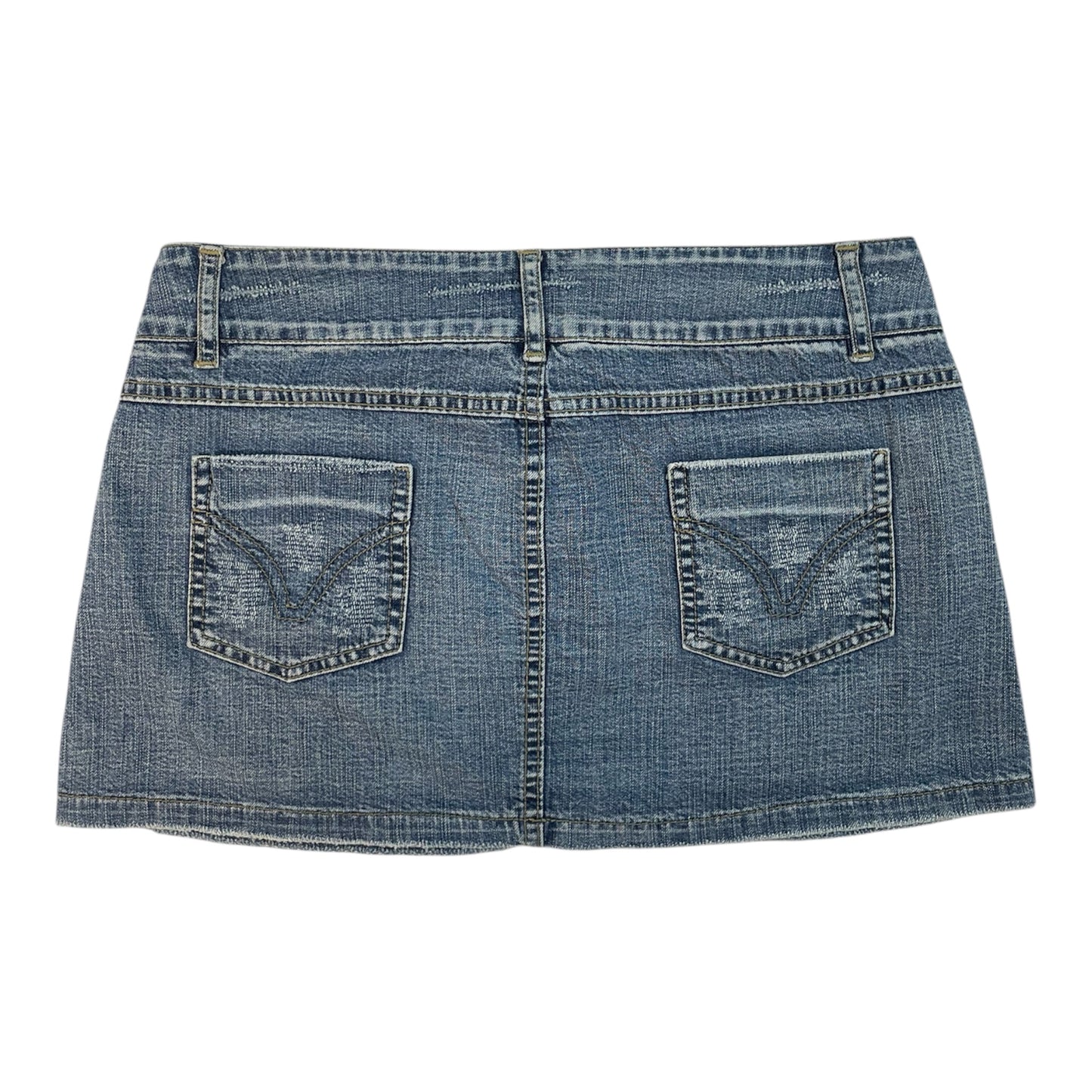 Y2K Exception Outfit Denim Mini Skirt | Best Fit UK 6-8