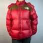 Rare Authentic The North Face Nuptse Alpha 700 LTD Down Jacket FW2011 (Red / Dark Oak) | Size M
