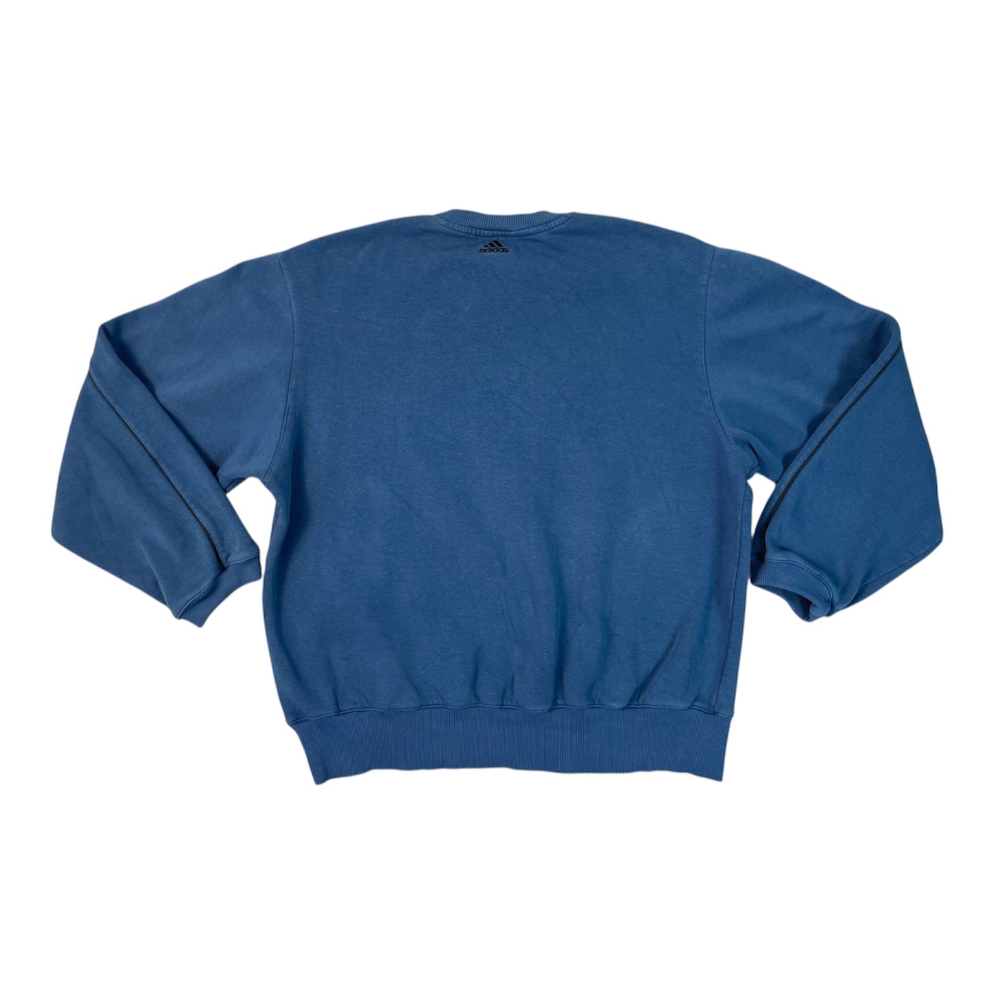 Vintage Adidas Blue Logo Sweatshirt | Best Fit Men's M-L