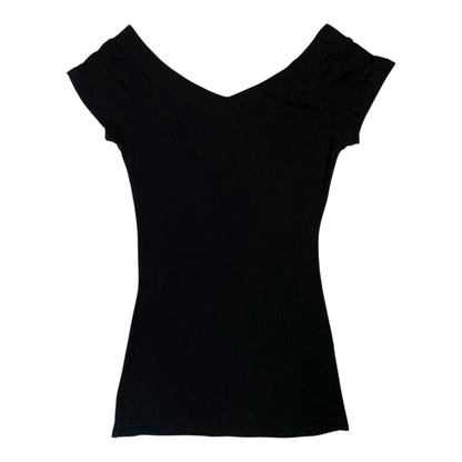 Vintage Y2K Bebe Rhinestone Off-Shoulder Top | Size S / UK 6-8