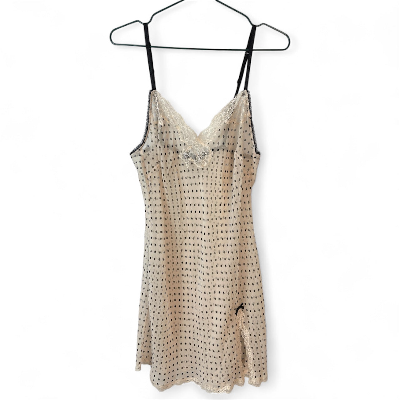 Vintage Victoria’s Secret Polka-Dot Lace Slip Dress | Best Fit UK 6–8