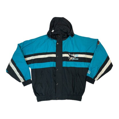 Rare Vintage 1990s Starter San Jose Sharks NHL Jacket | Size L