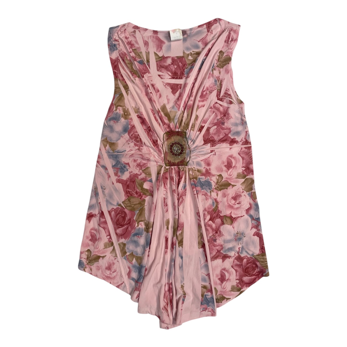 Vintage Y2K Danesi USA Floral Beaded Top | Best fit UK 6-8