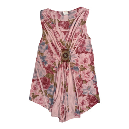 Vintage Y2K Danesi USA Floral Beaded Top | Best fit UK 6-8