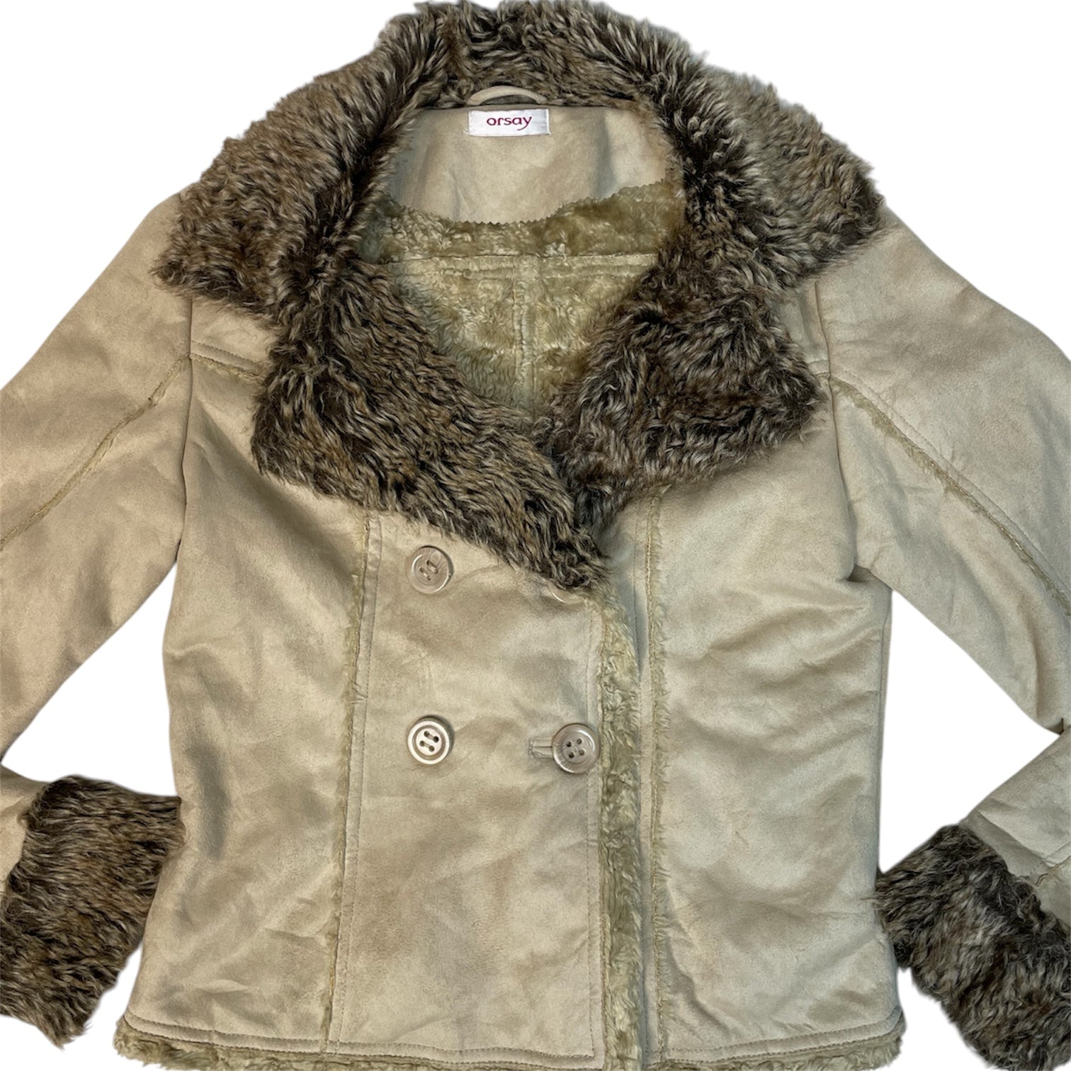 Vintage Orsay Faux Shearling Jacket | Best Fit UK 8