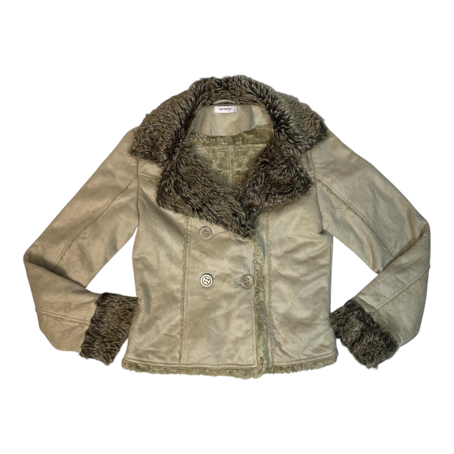 Vintage Orsay Faux Shearling Jacket | Best Fit UK 8