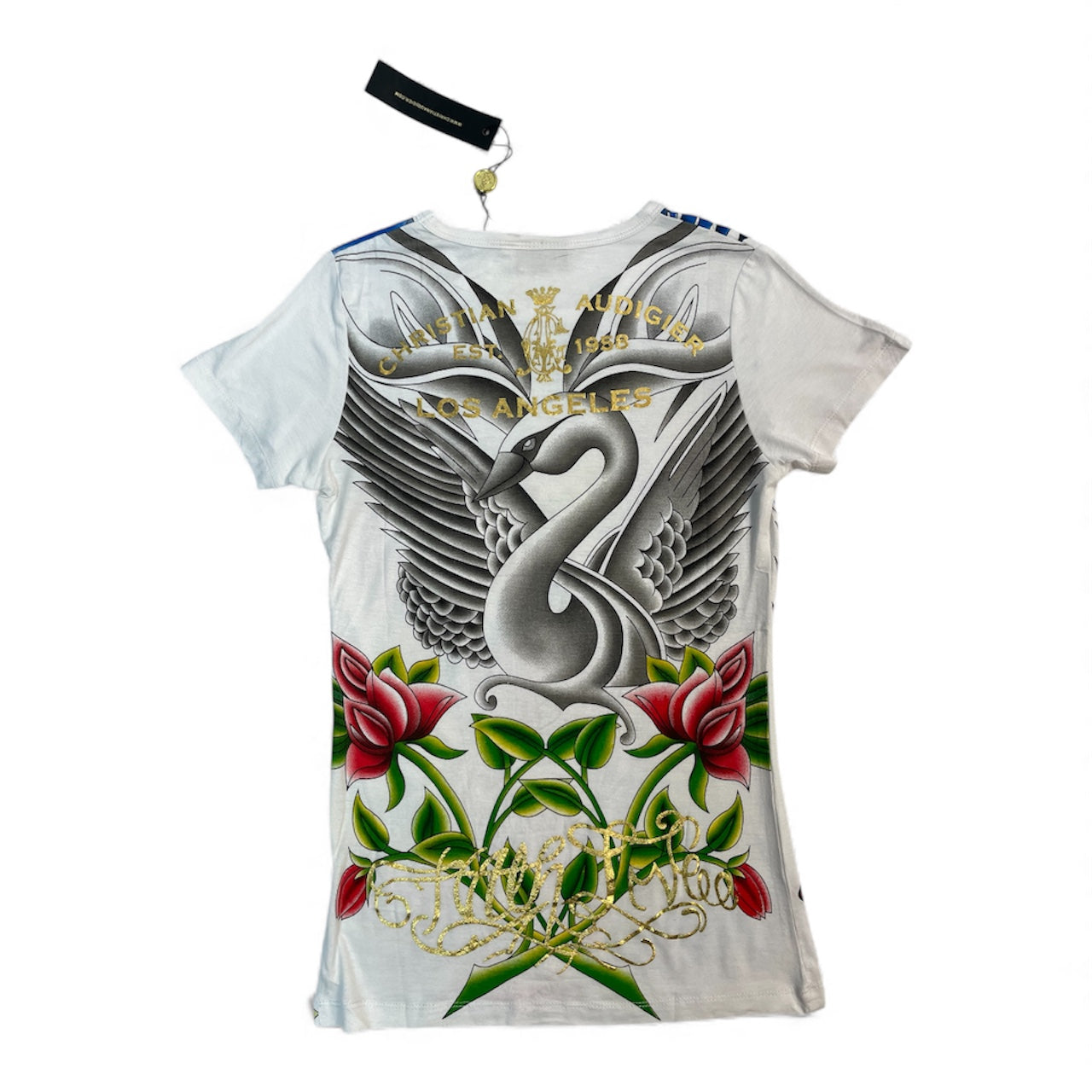 Christian Audigier Tattoo Graphic Tee | Best Fit UK 8