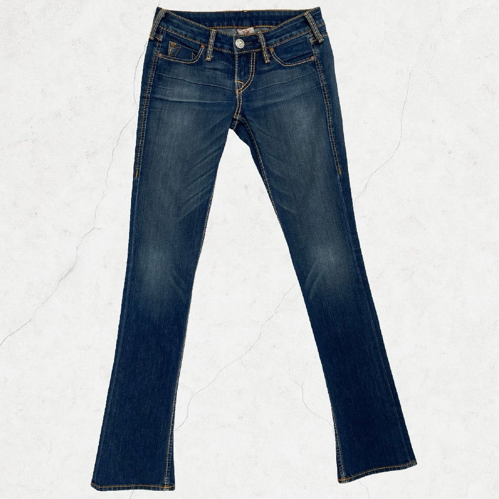 True Religion Vintage Bootcut Jeans – Size UK 4-6 (W27”)