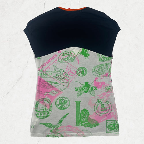 Custo Barcelona Graphic Sample Top - Rare Collectible