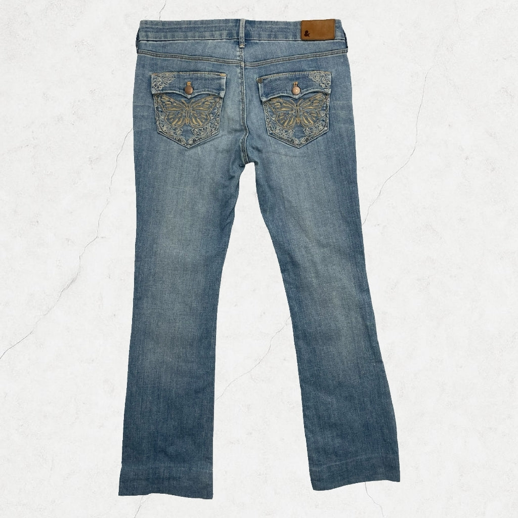 Y2K Butterfly Pocket Jeans by & STAR - W32 L29.5 (UK 10)