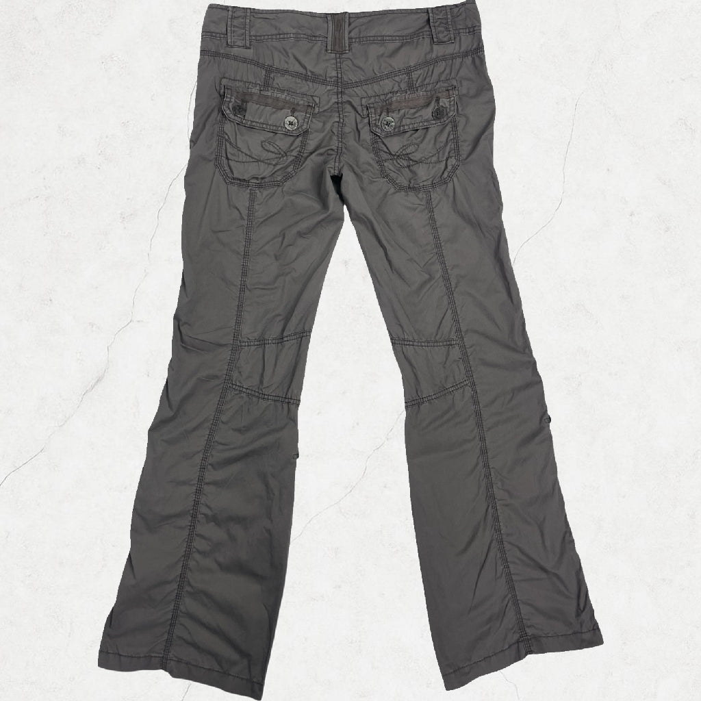 EDC by Esprit Play Grey Cargo Trousers | W32 | UK 10