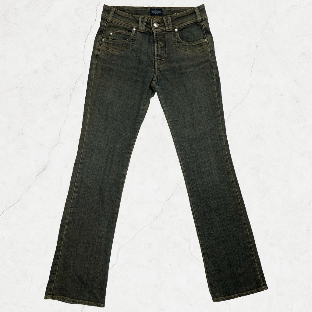Trussardi Jeans – W28 L33 (UK 8) Low Rise Straight Leg Denim